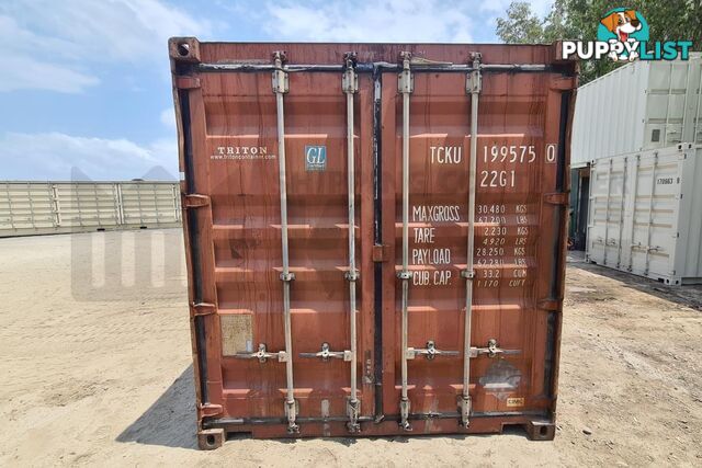 20' STANDARD HEIGHT SHIPPING CONTAINER - in Brisbane