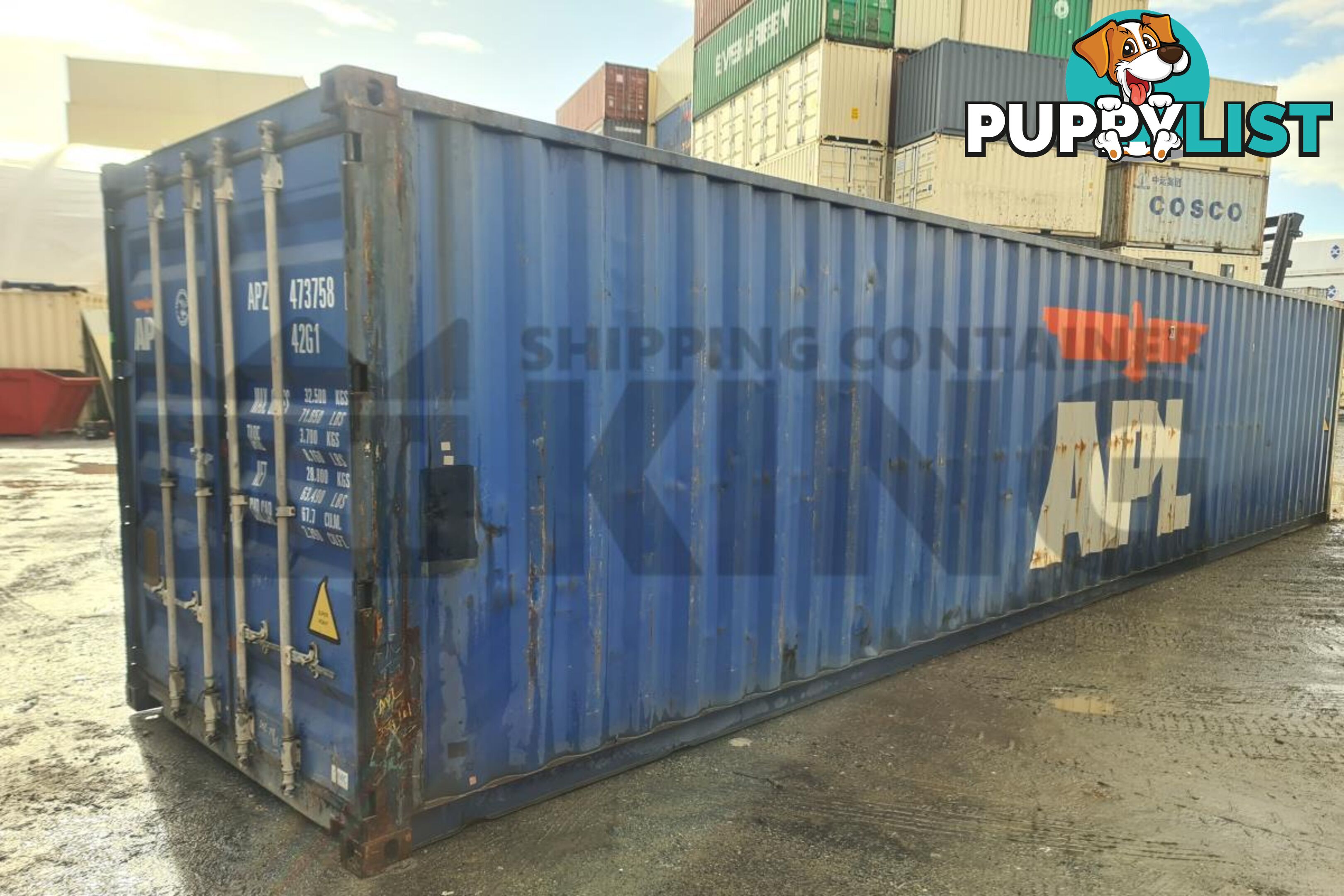 40' STANDARD HEIGHT SHIPPING CONTAINER
