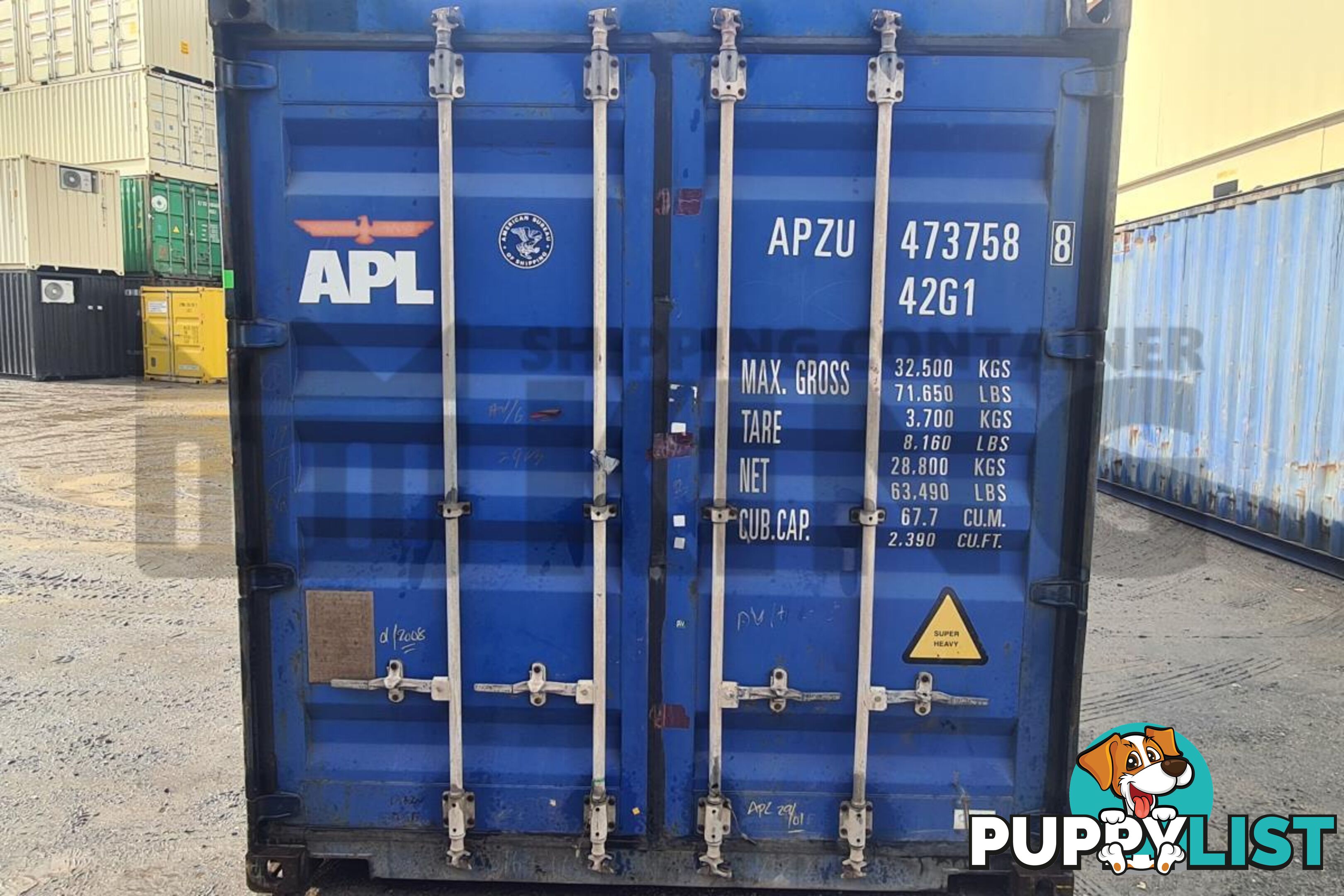 40' STANDARD HEIGHT SHIPPING CONTAINER