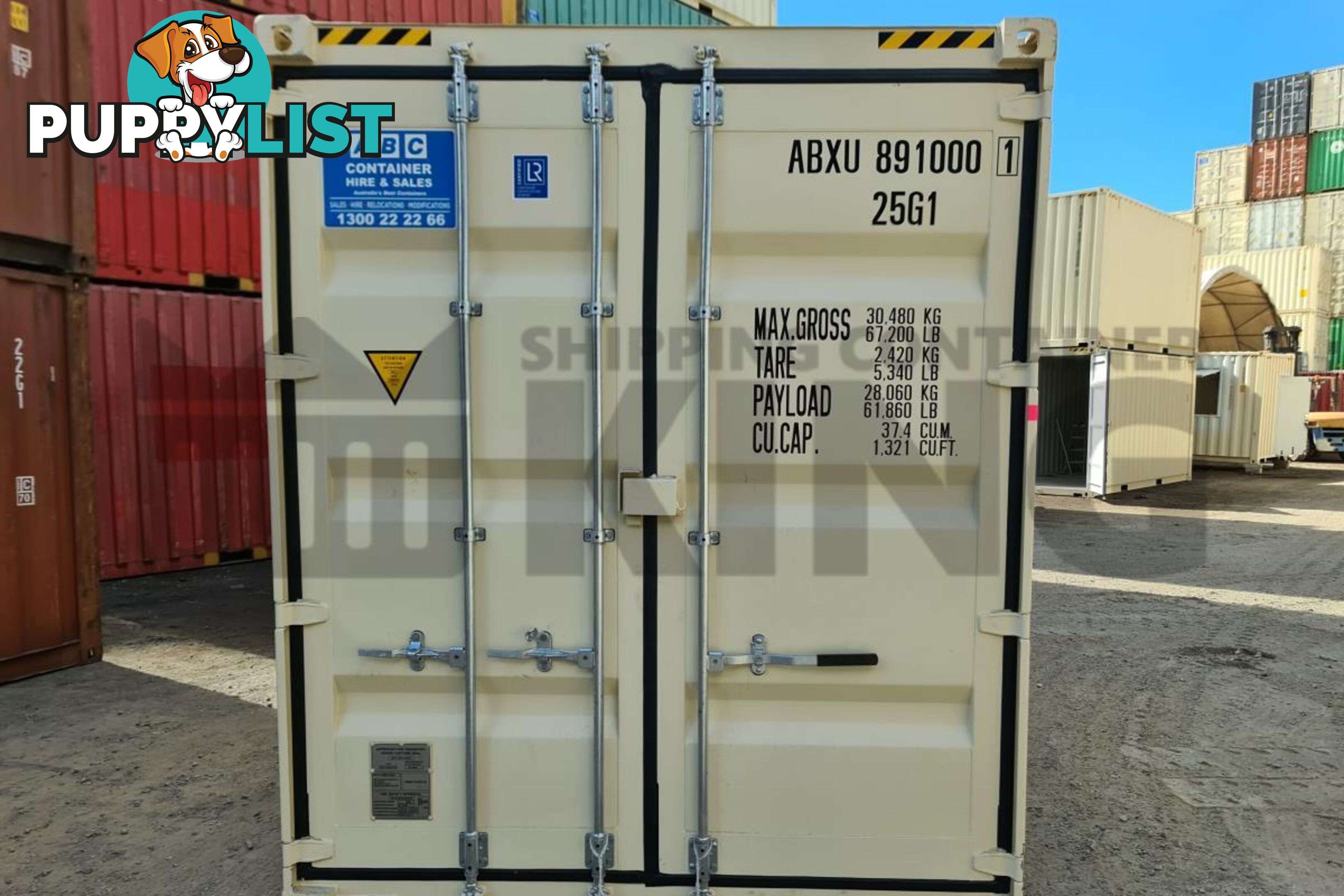 20' HIGH CUBE SHIPPING CONTAINER (STEEL FLOOR) - in Brisbane