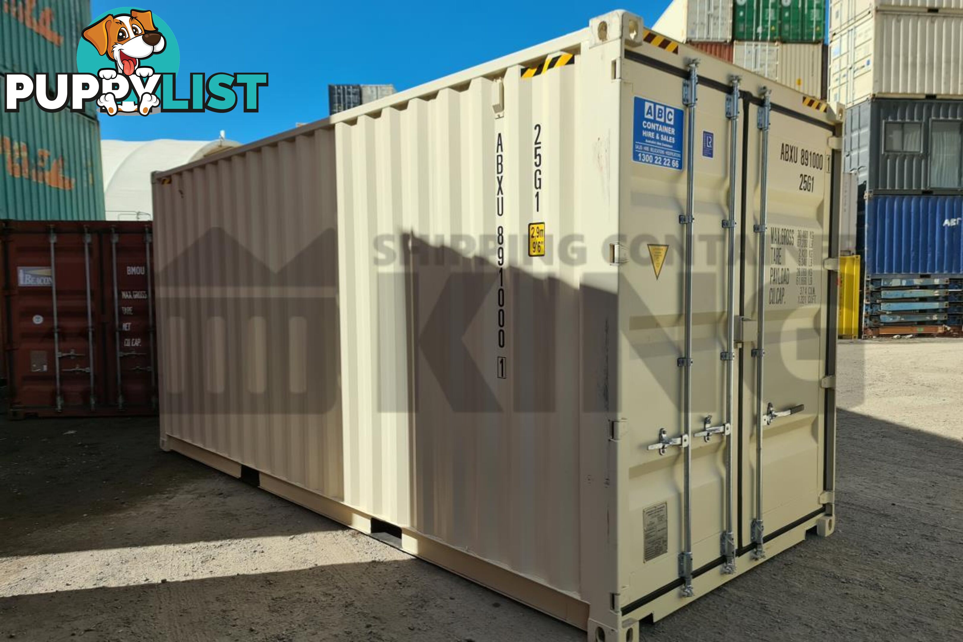 20' HIGH CUBE SHIPPING CONTAINER (STEEL FLOOR) - in Brisbane