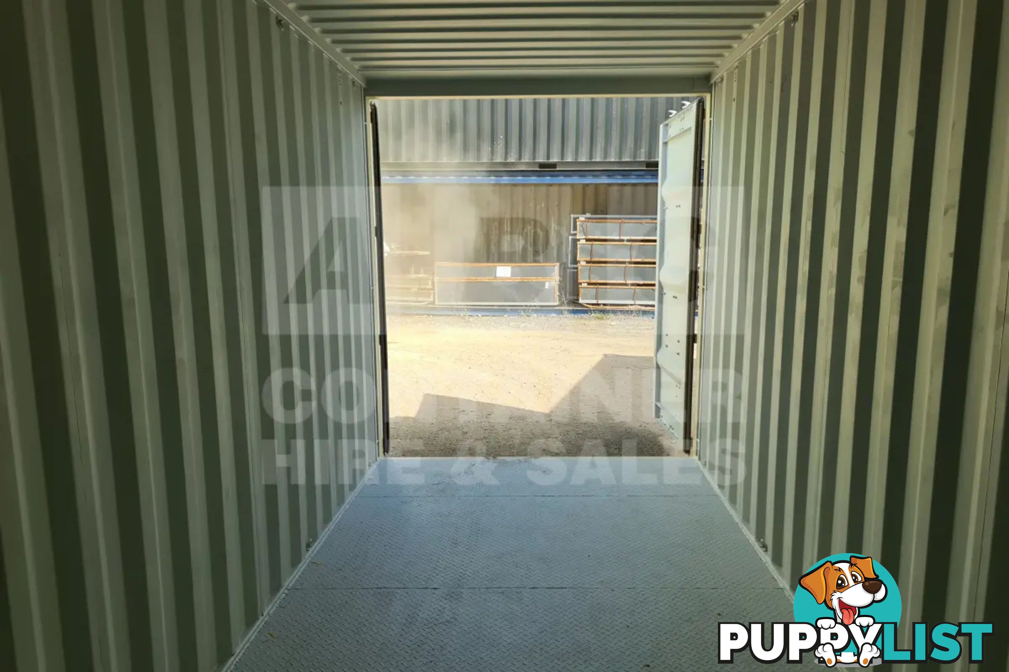 20' HIGH CUBE SHIPPING CONTAINER (STEEL FLOOR)