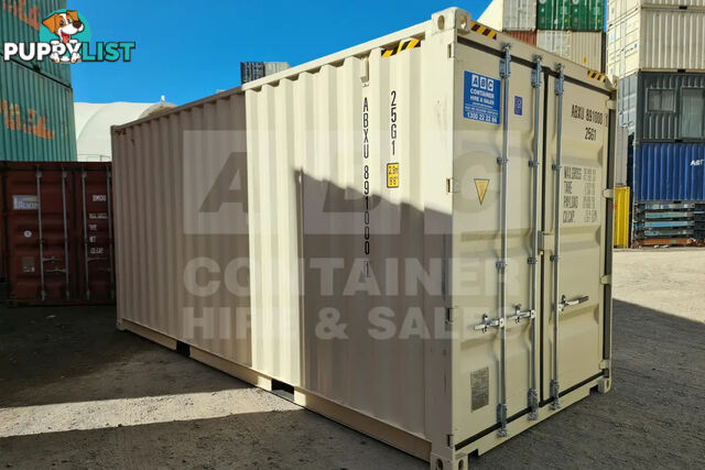 20' HIGH CUBE SHIPPING CONTAINER (STEEL FLOOR)