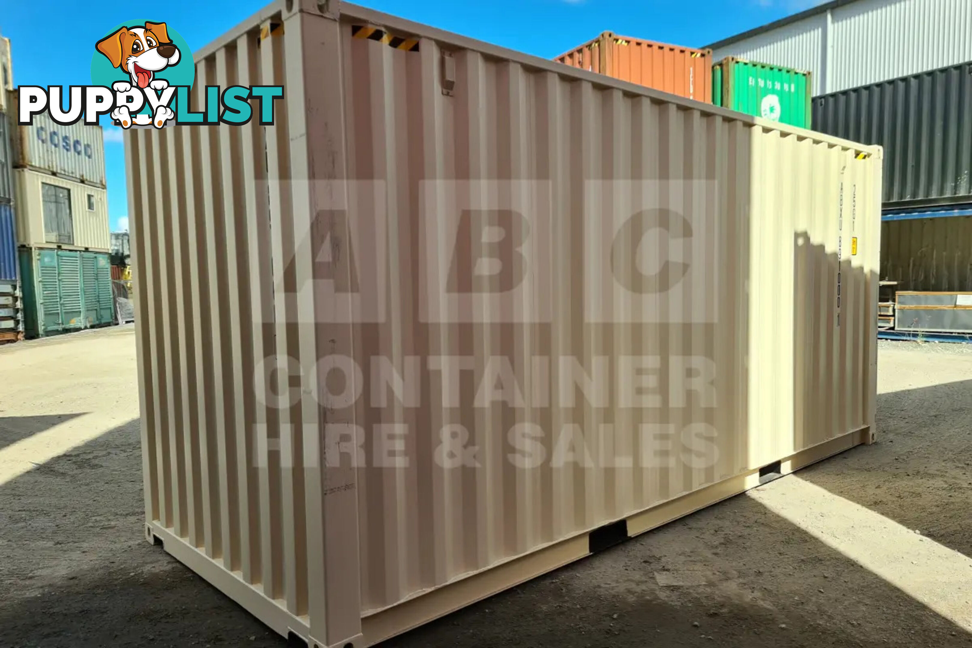 20' HIGH CUBE SHIPPING CONTAINER (STEEL FLOOR)
