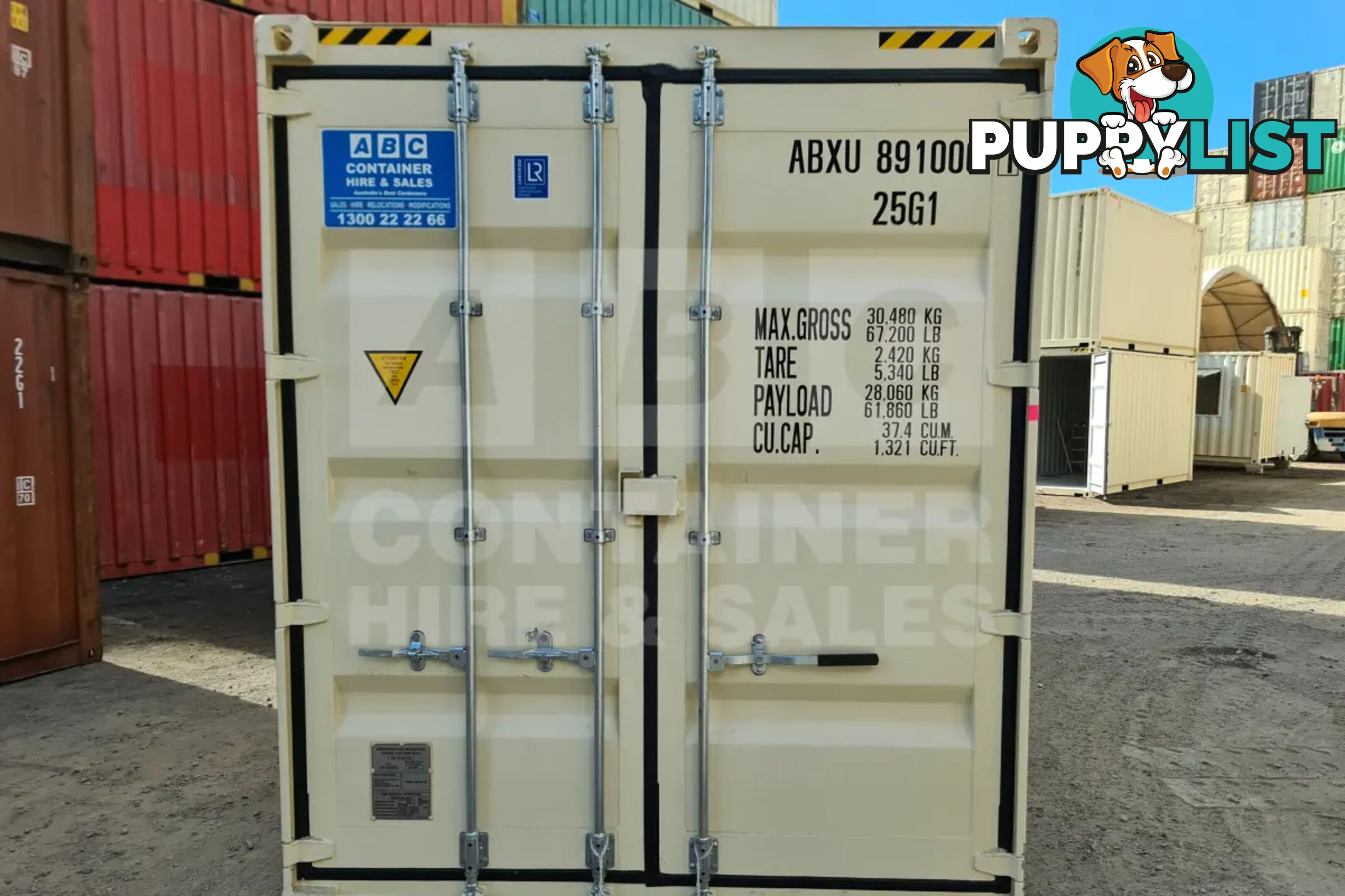 20' HIGH CUBE SHIPPING CONTAINER (STEEL FLOOR)