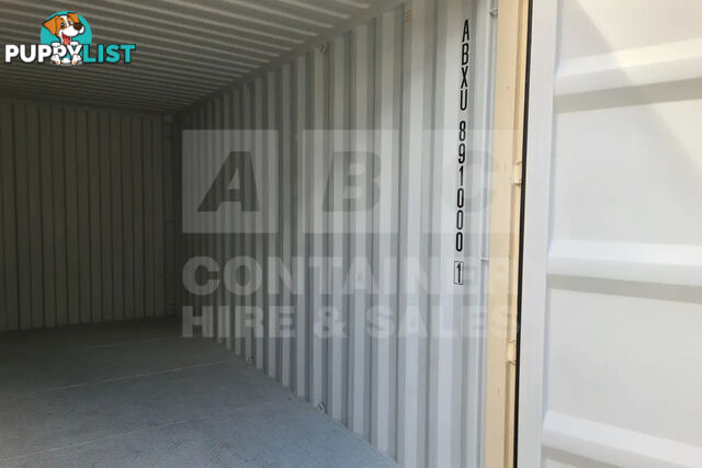 20' HIGH CUBE SHIPPING CONTAINER (STEEL FLOOR)