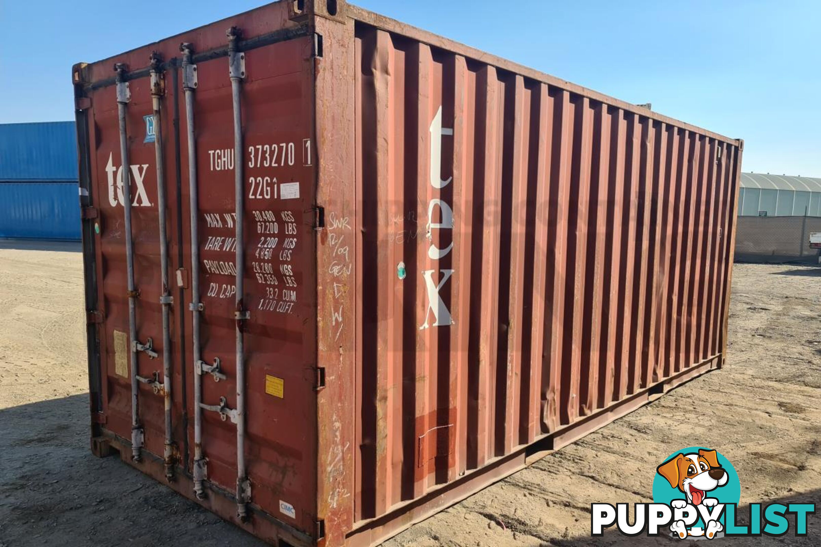 20' STANDARD HEIGHT SHIPPING CONTAINER - in Brisbane