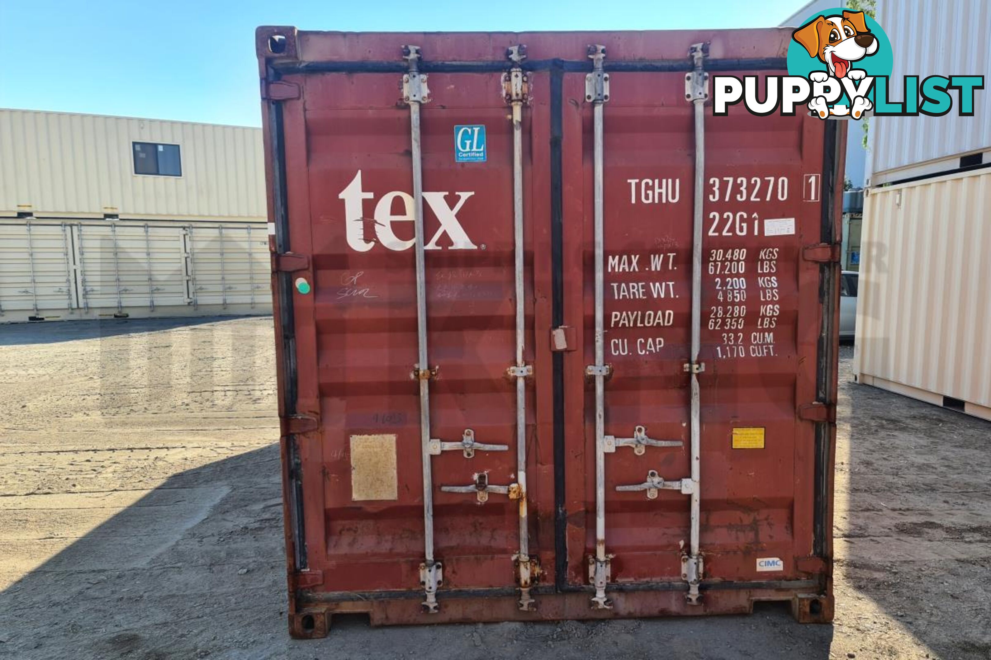 20' STANDARD HEIGHT SHIPPING CONTAINER - in Brisbane