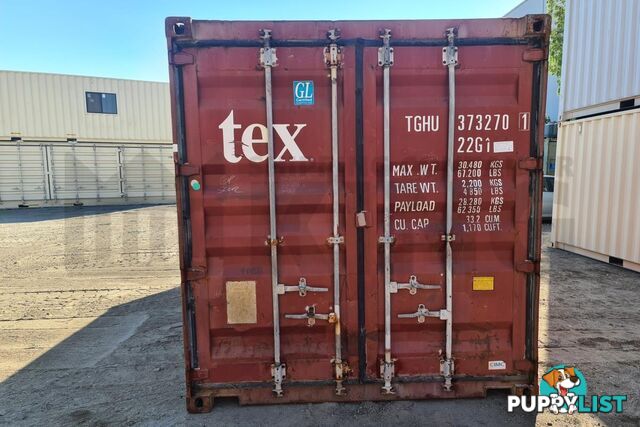 20' STANDARD HEIGHT SHIPPING CONTAINER - in Brisbane