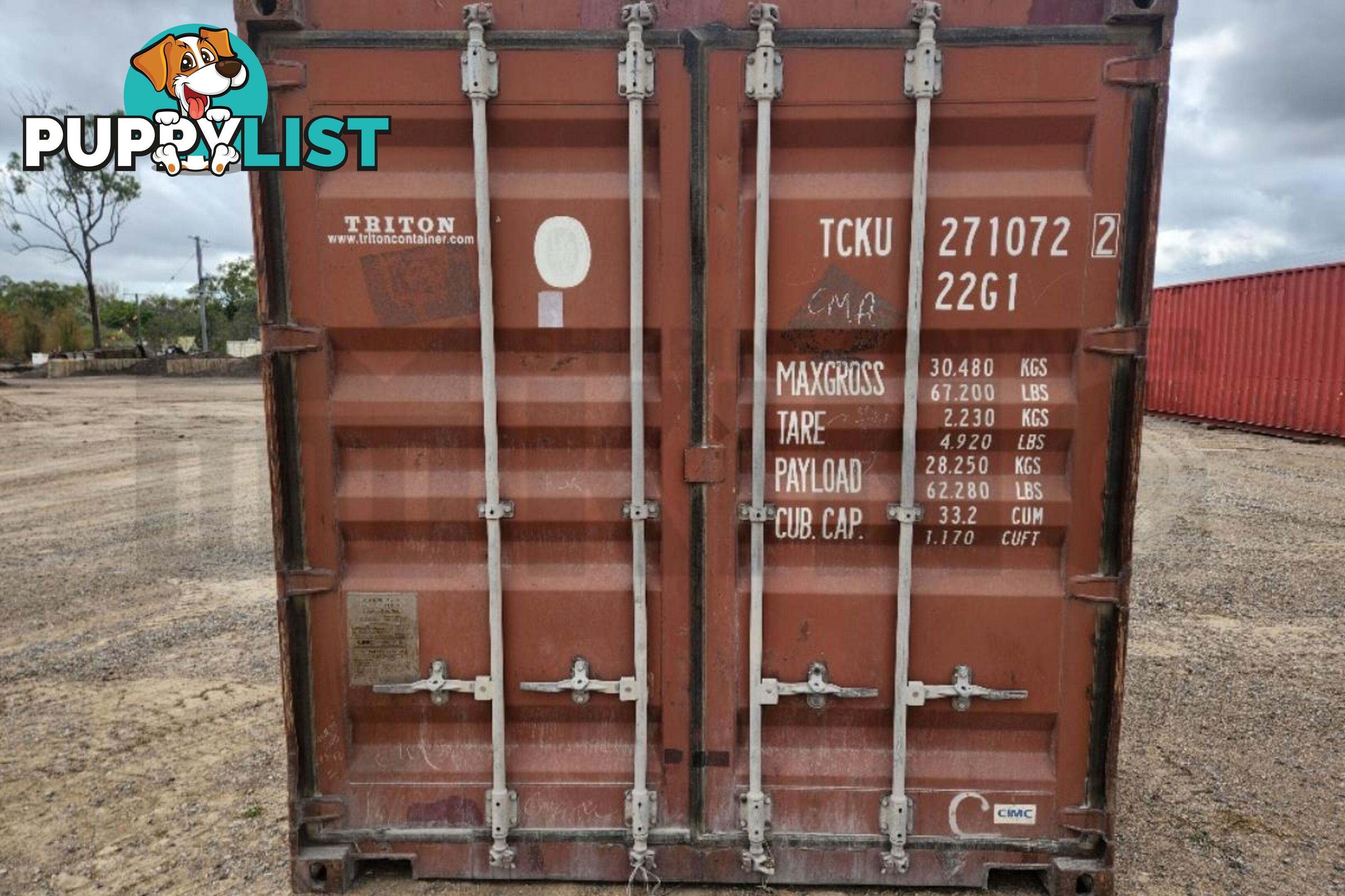 20' STANDARD HEIGHT SHIPPING CONTAINER - in Townsville