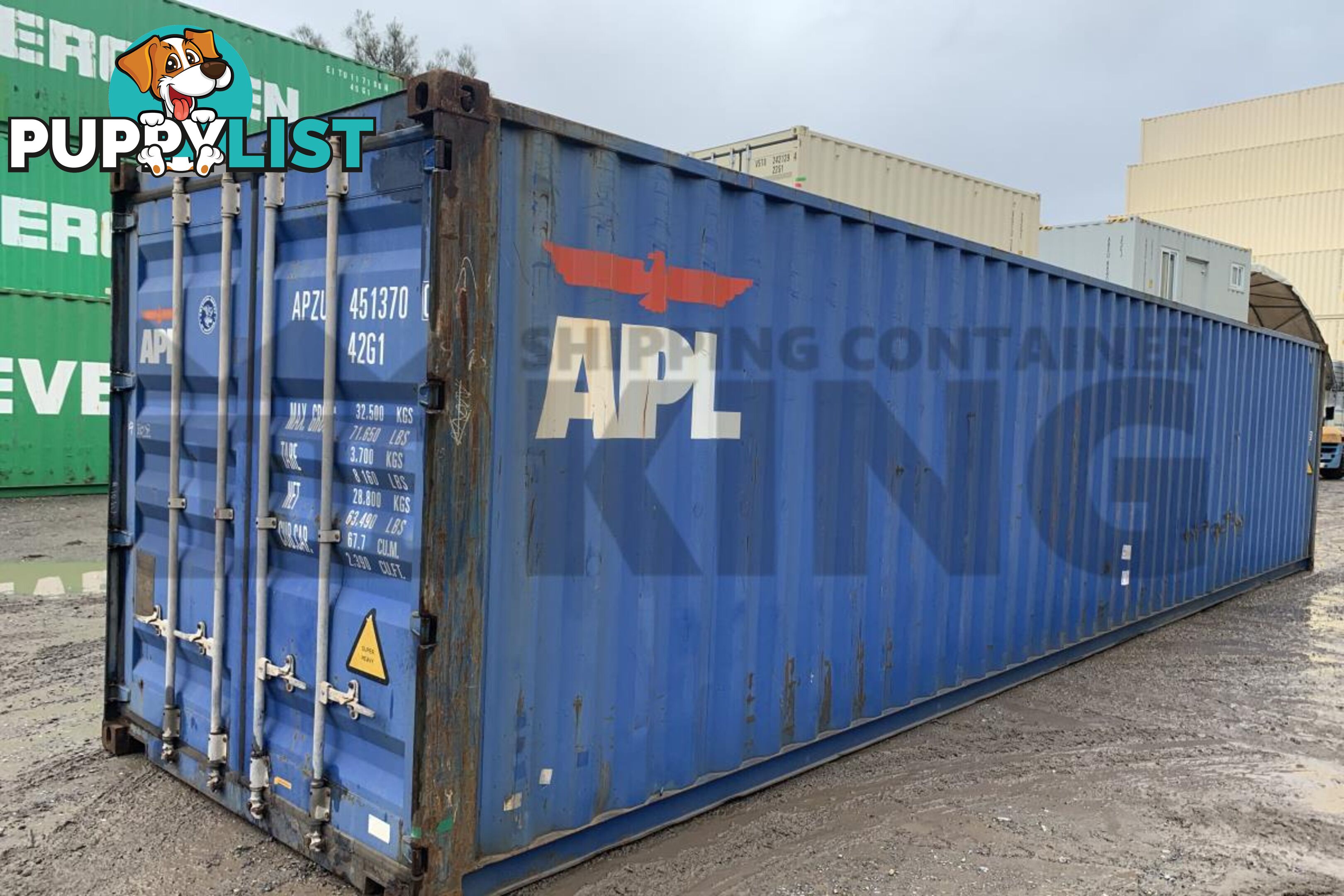 40' STANDARD HEIGHT SHIPPING CONTAINER