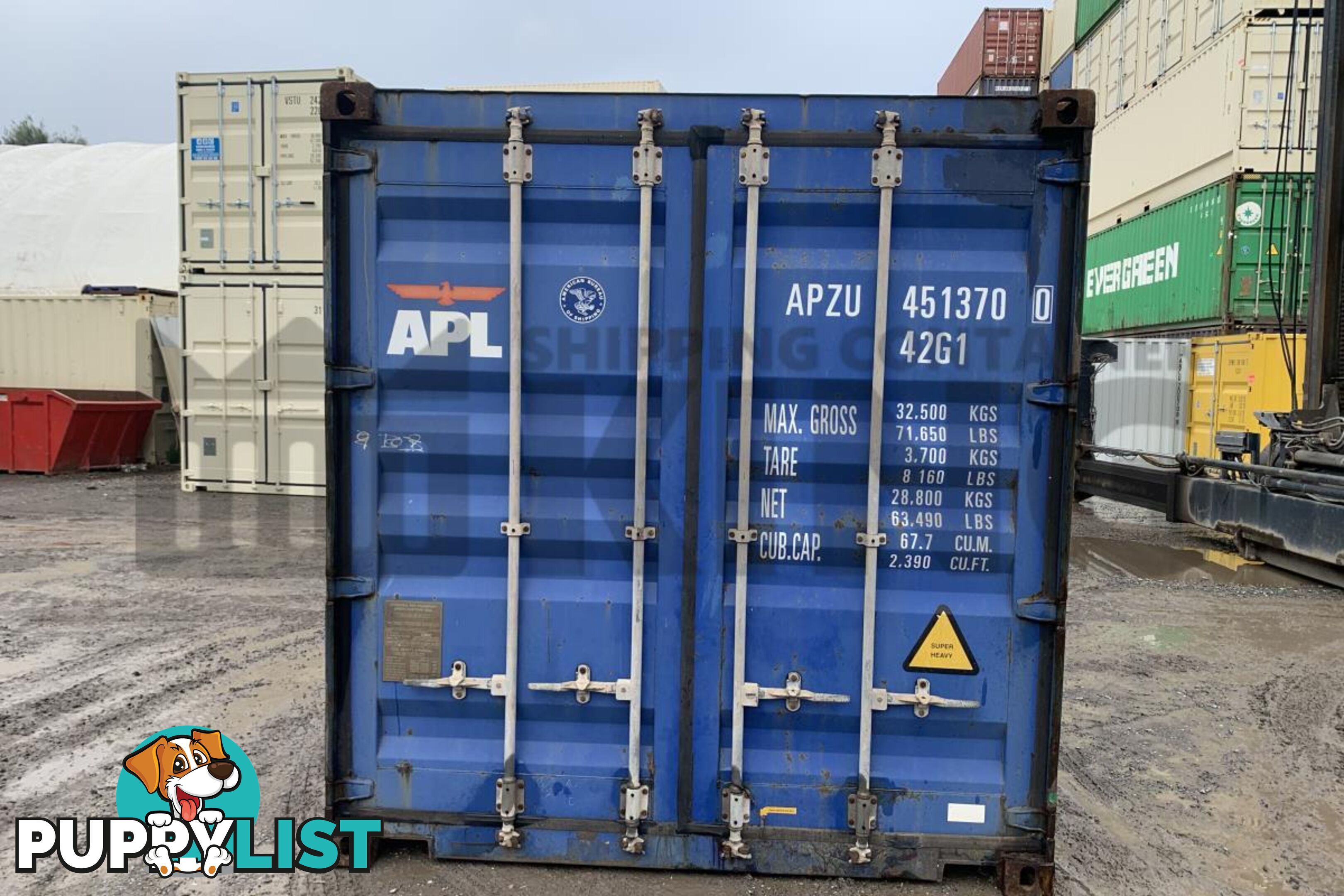 40' STANDARD HEIGHT SHIPPING CONTAINER