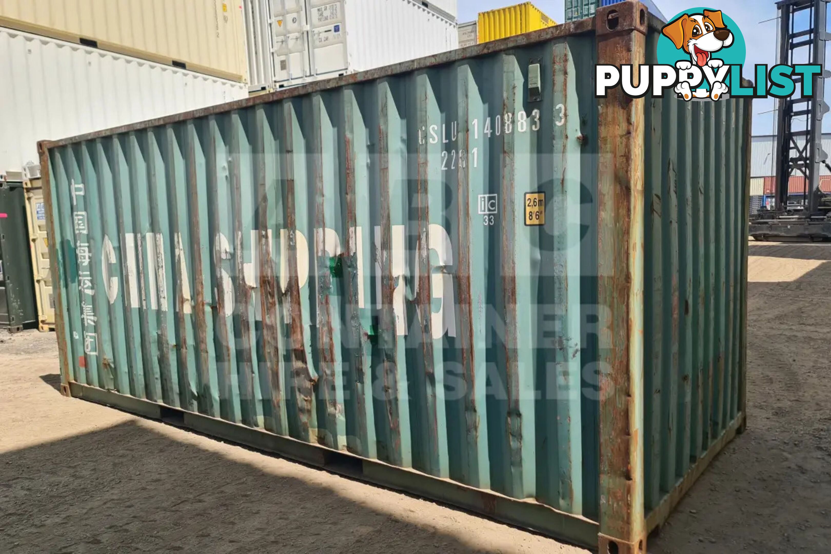20' STANDARD HEIGHT SHIPPING CONTAINER