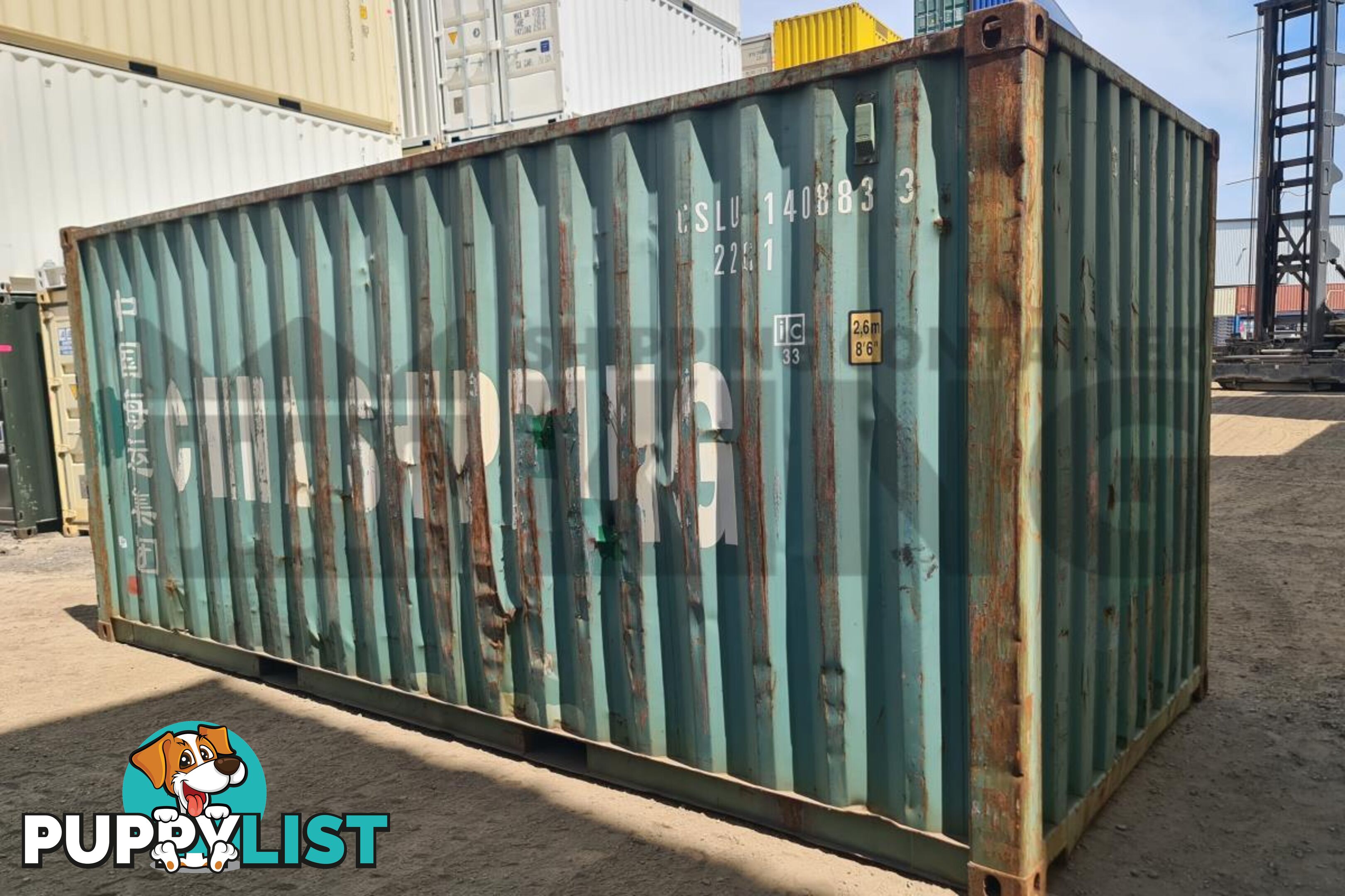 20' STANDARD HEIGHT SHIPPING CONTAINER
