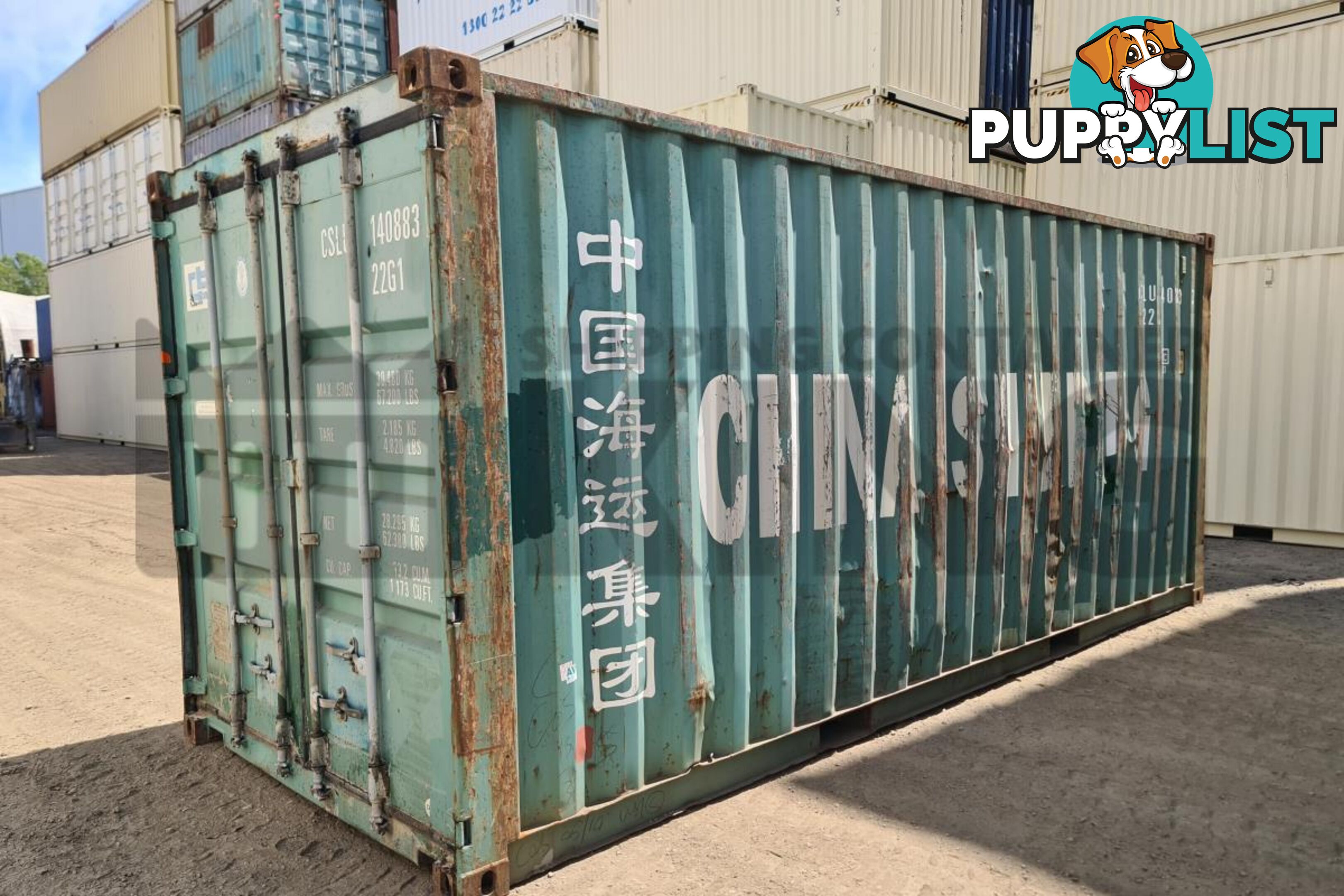 20' STANDARD HEIGHT SHIPPING CONTAINER