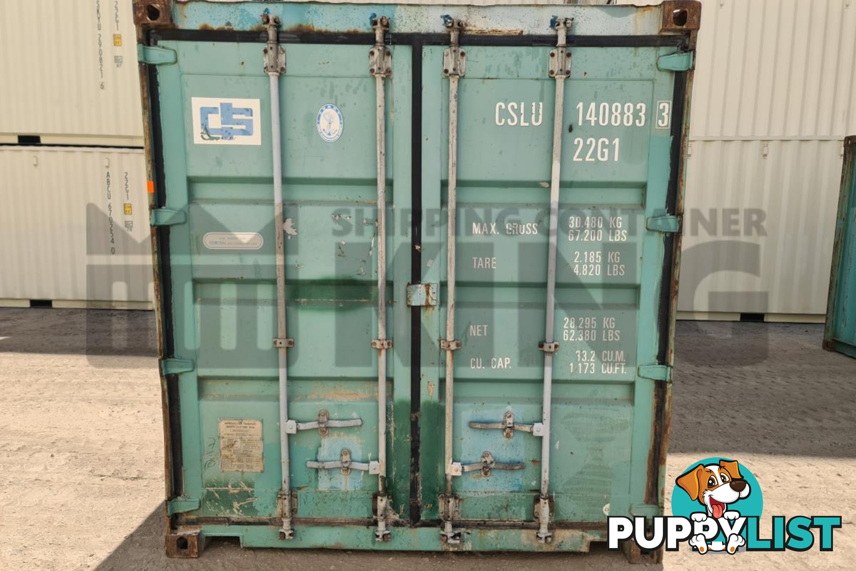 20' STANDARD HEIGHT SHIPPING CONTAINER