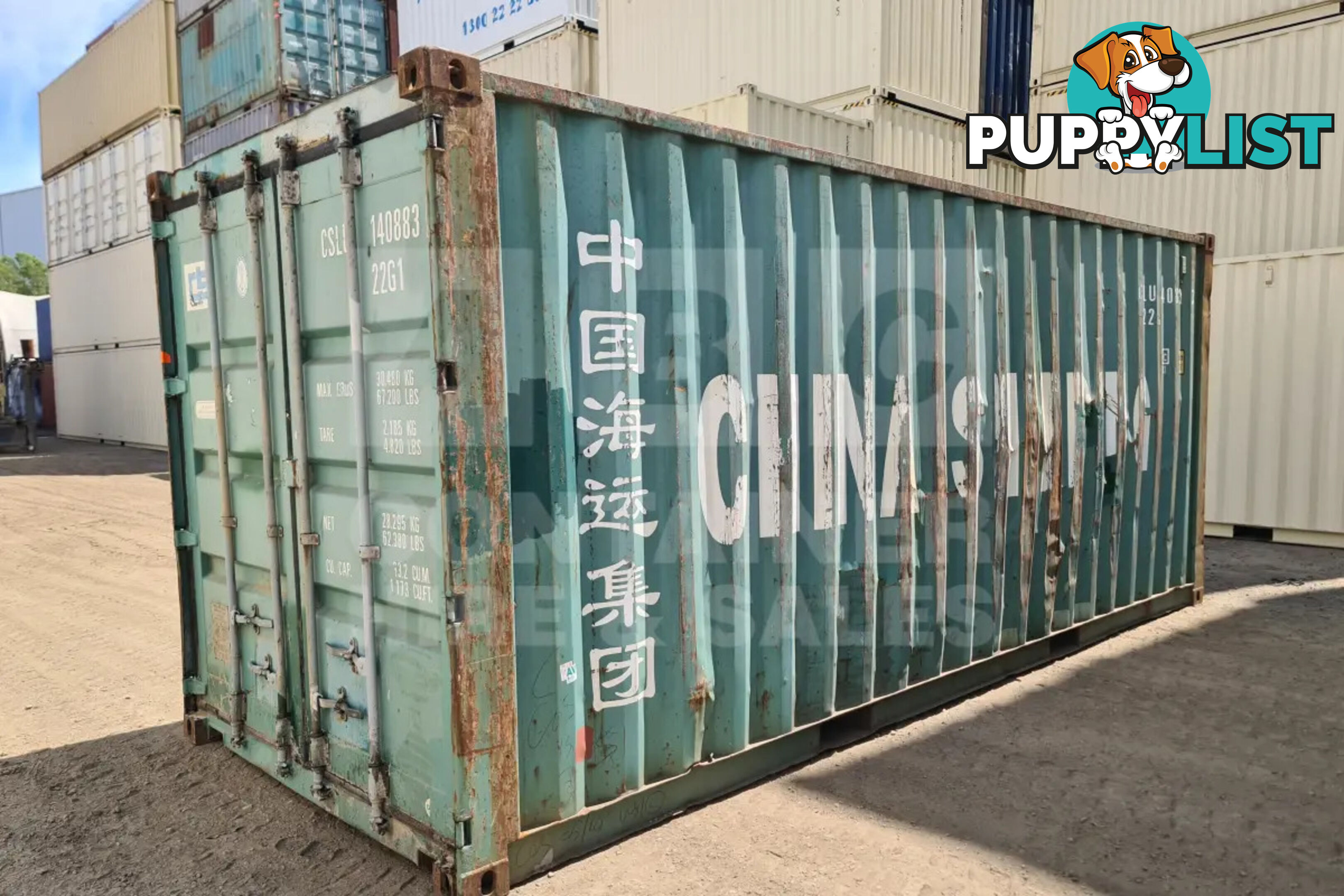 20' STANDARD HEIGHT SHIPPING CONTAINER