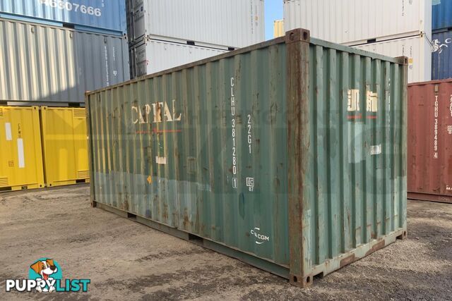 20' STANDARD HEIGHT SHIPPING CONTAINER - in Brisbane