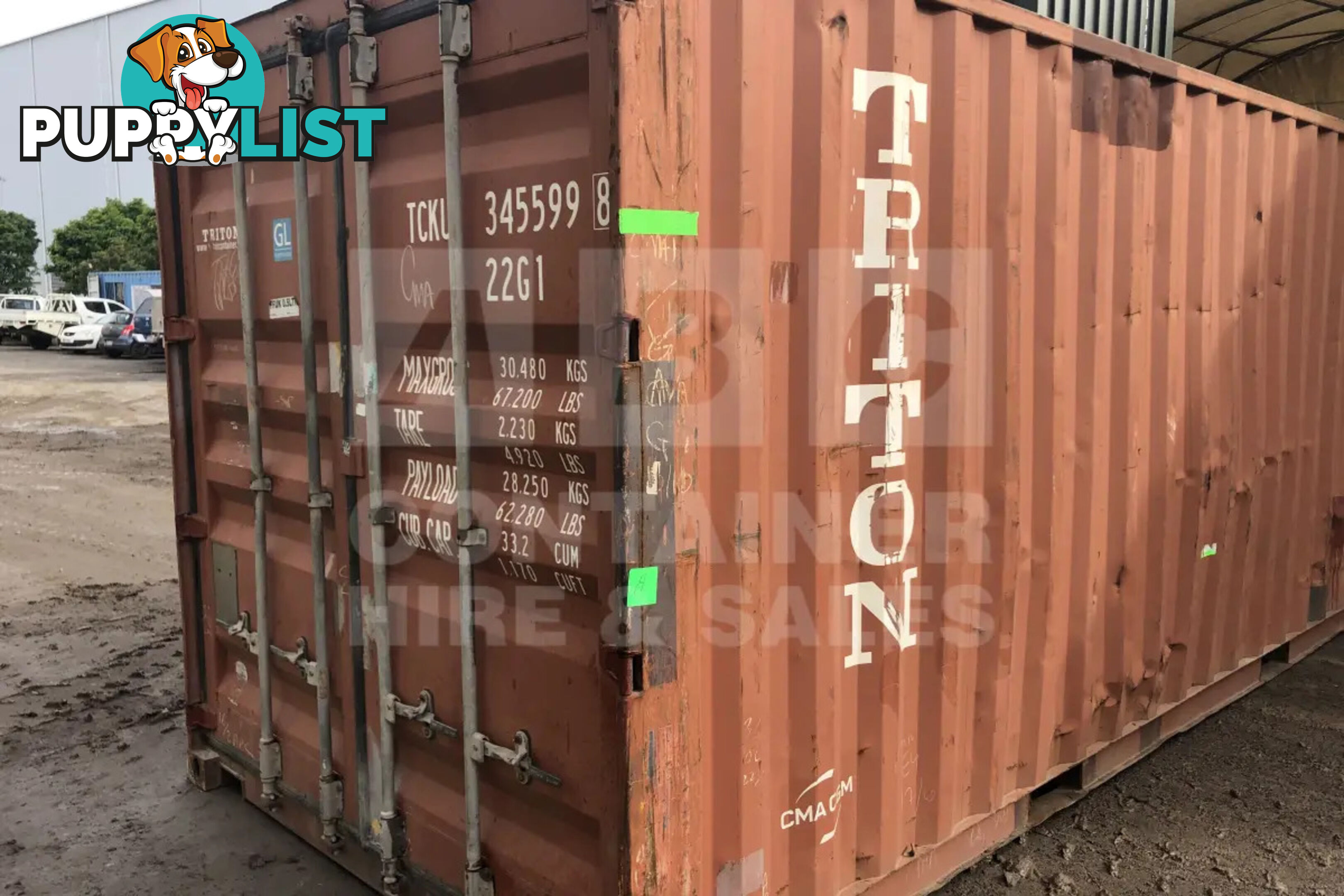 20' STANDARD HEIGHT SHIPPING CONTAINER