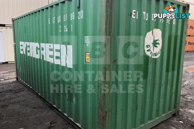 20' STANDARD HEIGHT SHIPPING CONTAINER - in Chinchilla