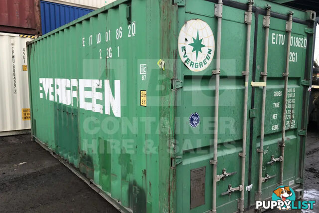20' STANDARD HEIGHT SHIPPING CONTAINER - in Chinchilla