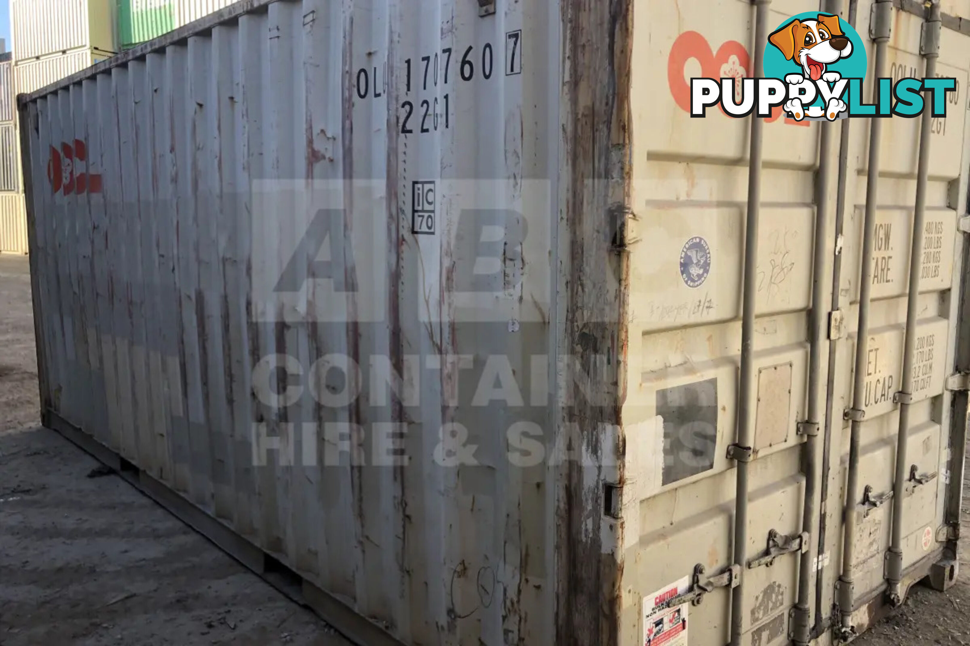 20' STANDARD HEIGHT SHIPPING CONTAINER