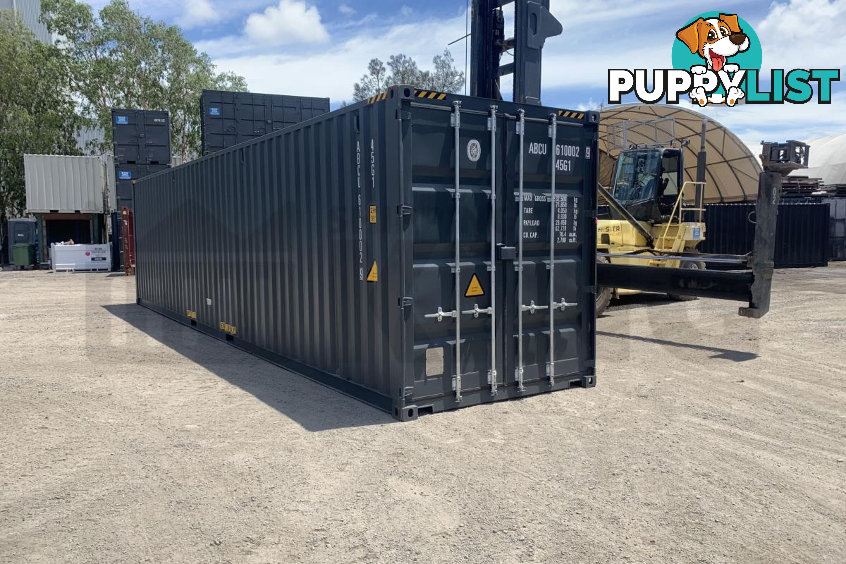 40' HIGH CUBE SHIPPING CONTAINER (STEEL FLOOR) - in Brisbane