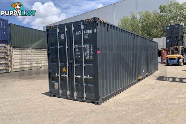 40' HIGH CUBE SHIPPING CONTAINER (STEEL FLOOR) - in Brisbane