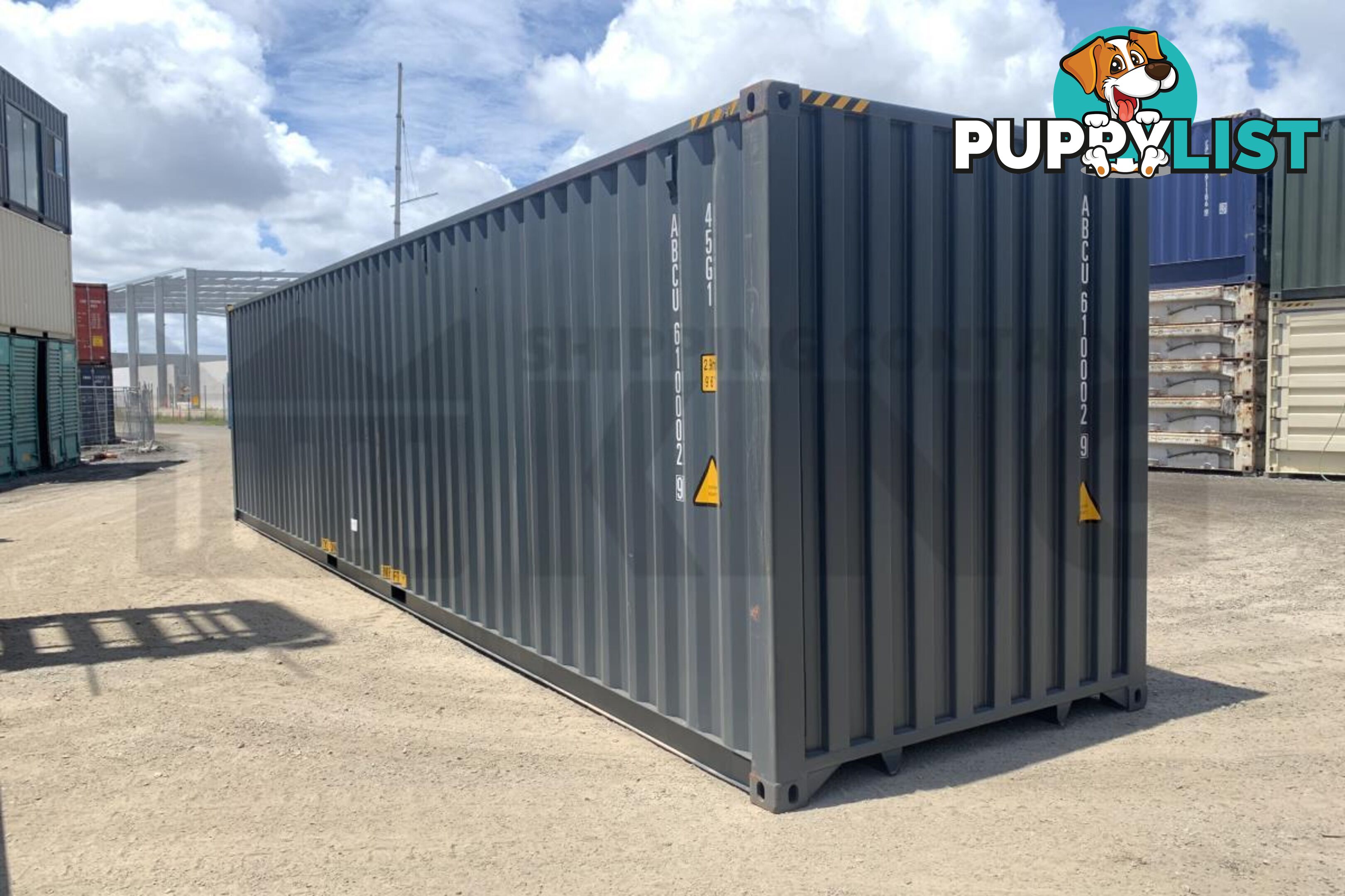 40' HIGH CUBE SHIPPING CONTAINER (STEEL FLOOR) - in Brisbane