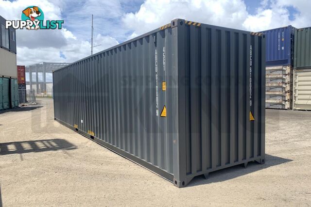 40' HIGH CUBE SHIPPING CONTAINER (STEEL FLOOR) - in Brisbane