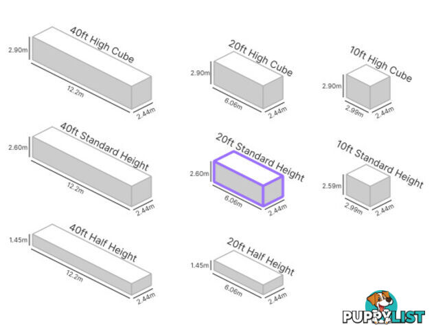 20' FLAT RACK SHIPPING CONTAINER (WITH COLLAPSIBLE ENDS)