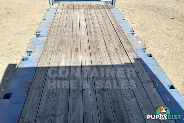 20' FLAT RACK SHIPPING CONTAINER (WITH COLLAPSIBLE ENDS)