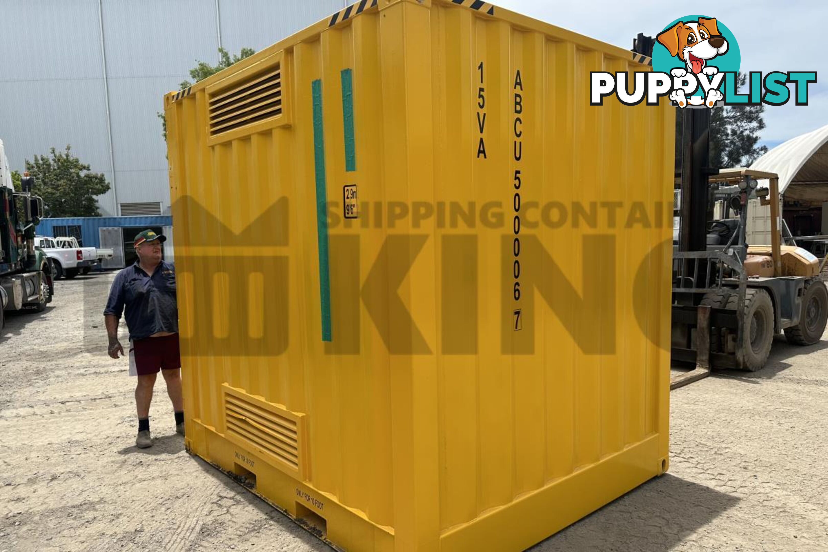 10' HIGH CUBE DANGEROUS GOODS SHIPPING CONTAINER (4 CORNER POST)