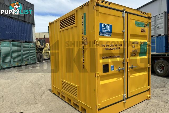 10' HIGH CUBE DANGEROUS GOODS SHIPPING CONTAINER (4 CORNER POST)