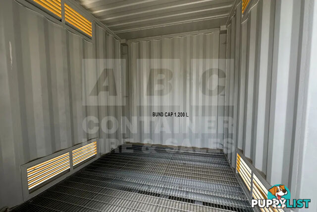 10' HIGH CUBE DANGEROUS GOODS SHIPPING CONTAINER (4 CORNER POST)