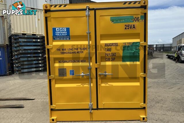 10' HIGH CUBE DANGEROUS GOODS SHIPPING CONTAINER (4 CORNER POST)