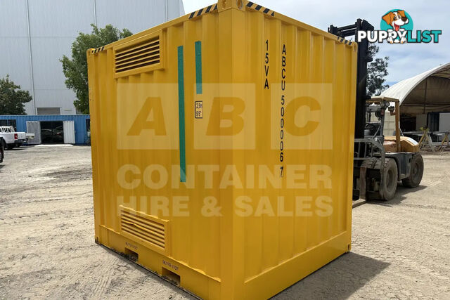 10' HIGH CUBE DANGEROUS GOODS SHIPPING CONTAINER (4 CORNER POST)
