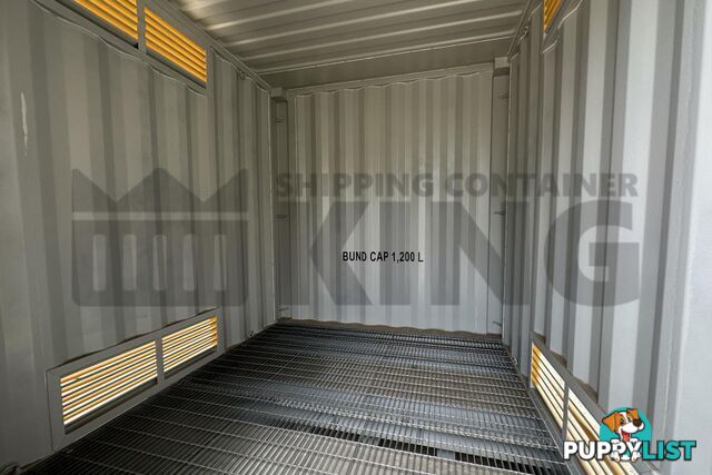 10' HIGH CUBE DANGEROUS GOODS SHIPPING CONTAINER (4 CORNER POST)