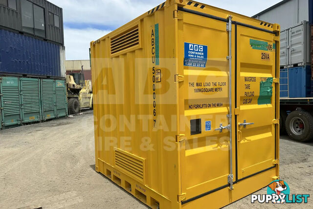 10' HIGH CUBE DANGEROUS GOODS SHIPPING CONTAINER (4 CORNER POST)