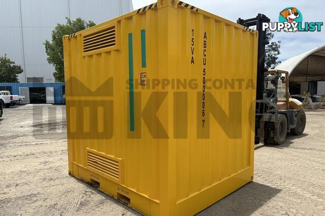 10' HIGH CUBE DANGEROUS GOODS SHIPPING CONTAINER (4 CORNER POST)