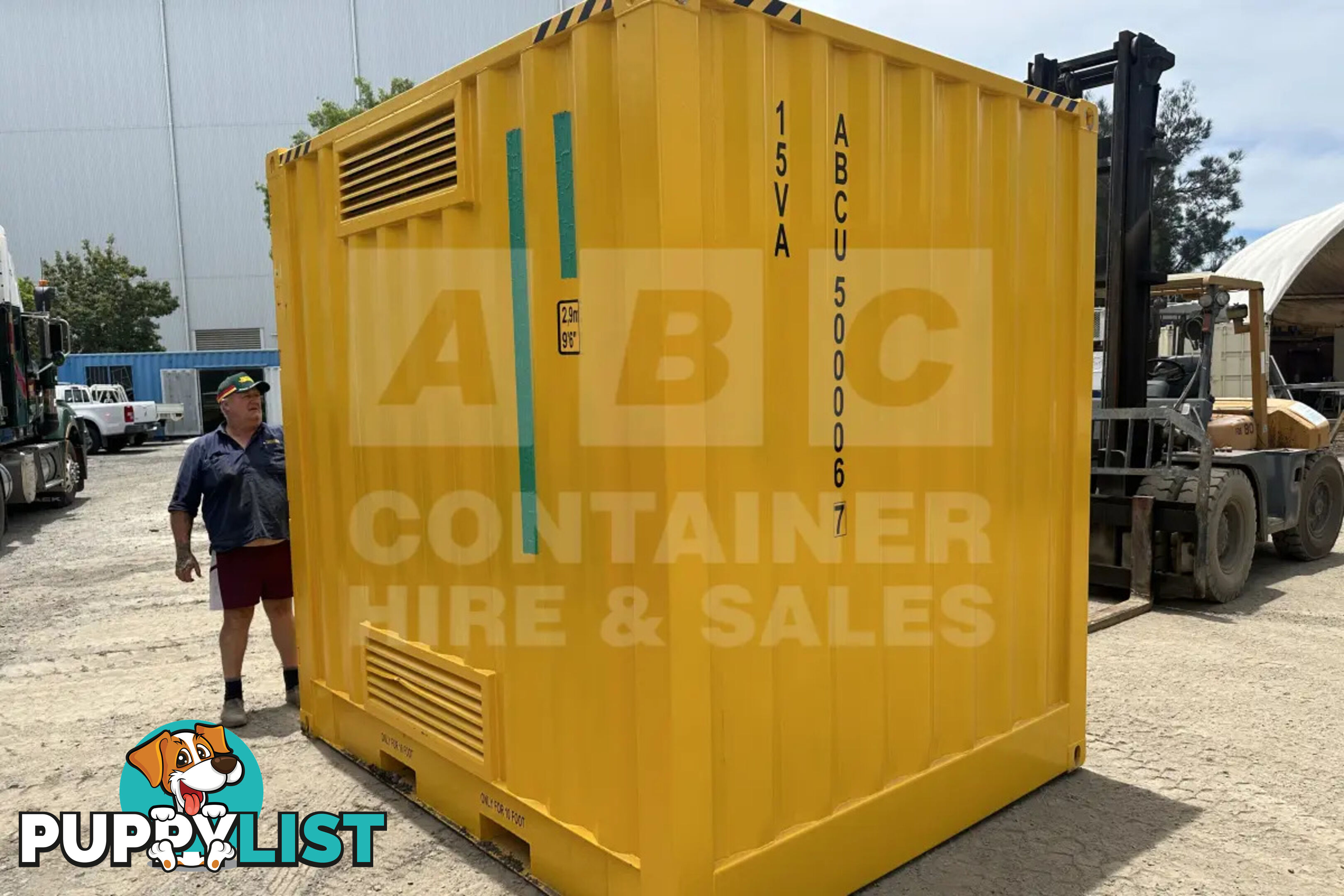 10' HIGH CUBE DANGEROUS GOODS SHIPPING CONTAINER (4 CORNER POST)