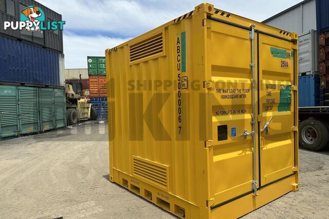 10' HIGH CUBE DANGEROUS GOODS SHIPPING CONTAINER (4 CORNER POST)