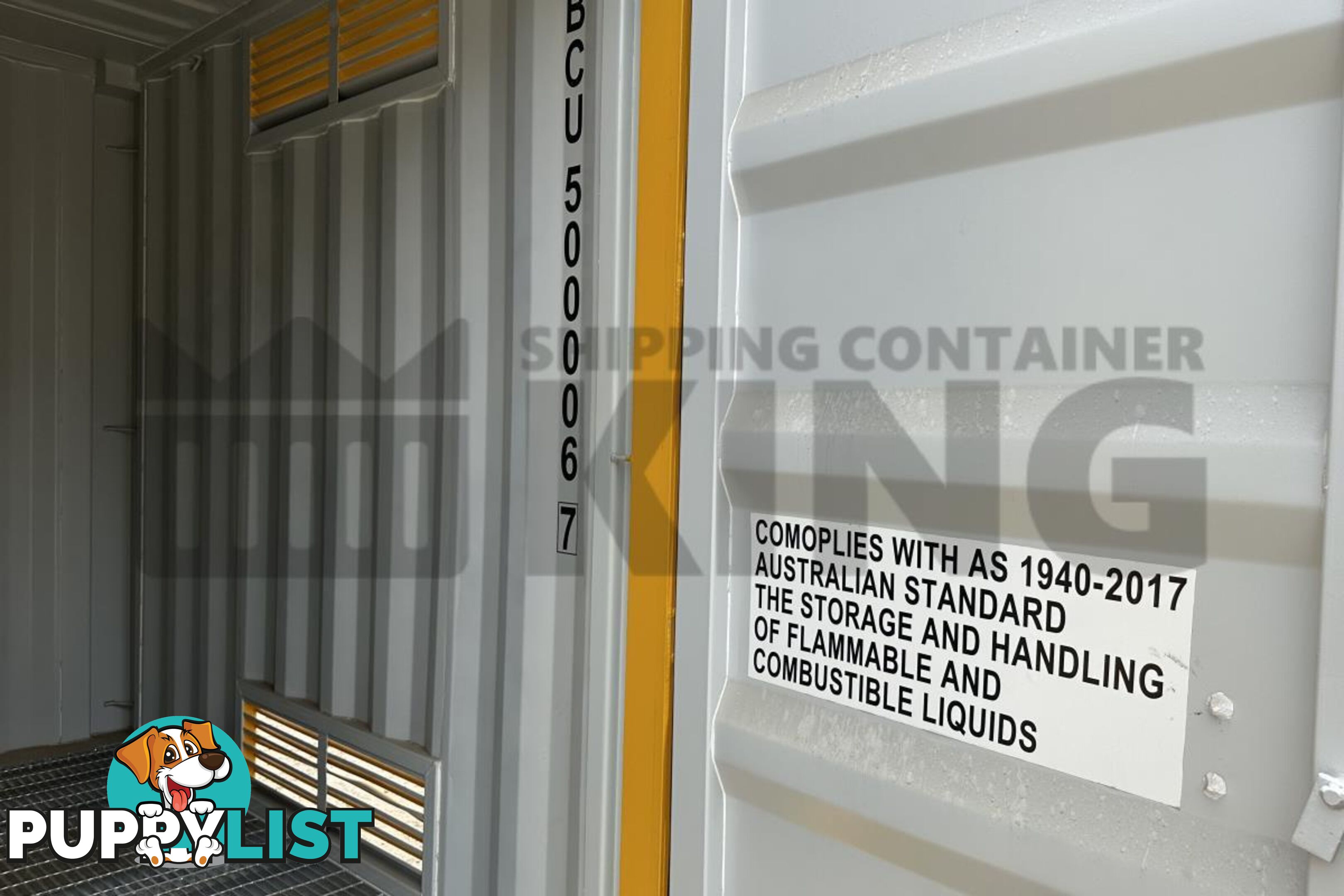 10' HIGH CUBE DANGEROUS GOODS SHIPPING CONTAINER (4 CORNER POST)