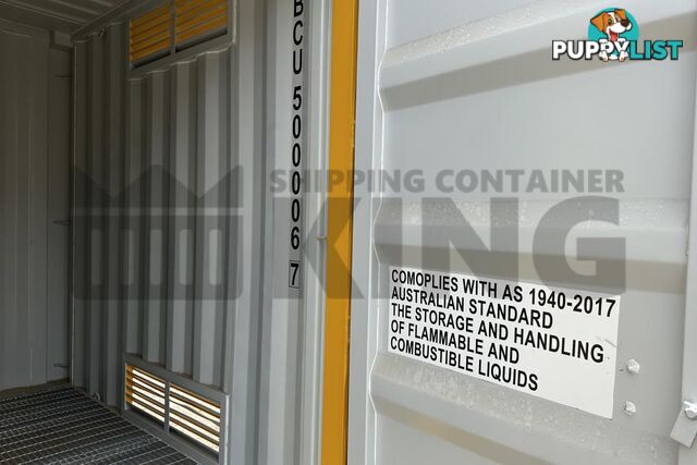 10' HIGH CUBE DANGEROUS GOODS SHIPPING CONTAINER (4 CORNER POST)