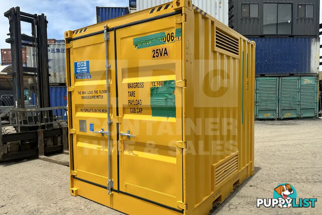 10' HIGH CUBE DANGEROUS GOODS SHIPPING CONTAINER (4 CORNER POST)