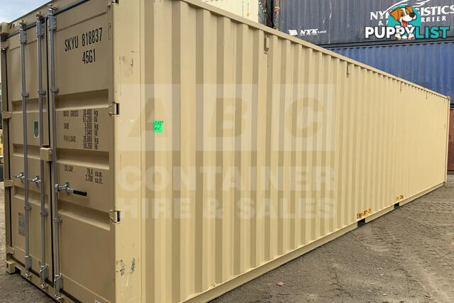 40' HIGH CUBE SHIPPING CONTAINER