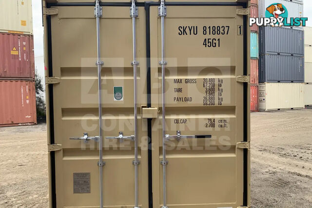 40' HIGH CUBE SHIPPING CONTAINER