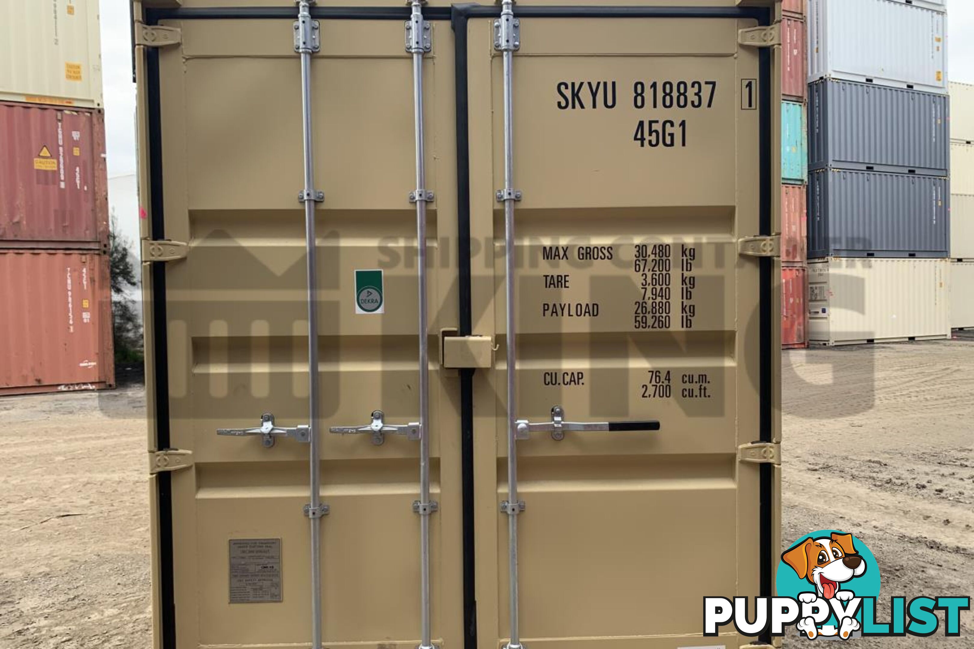 40' HIGH CUBE SHIPPING CONTAINER