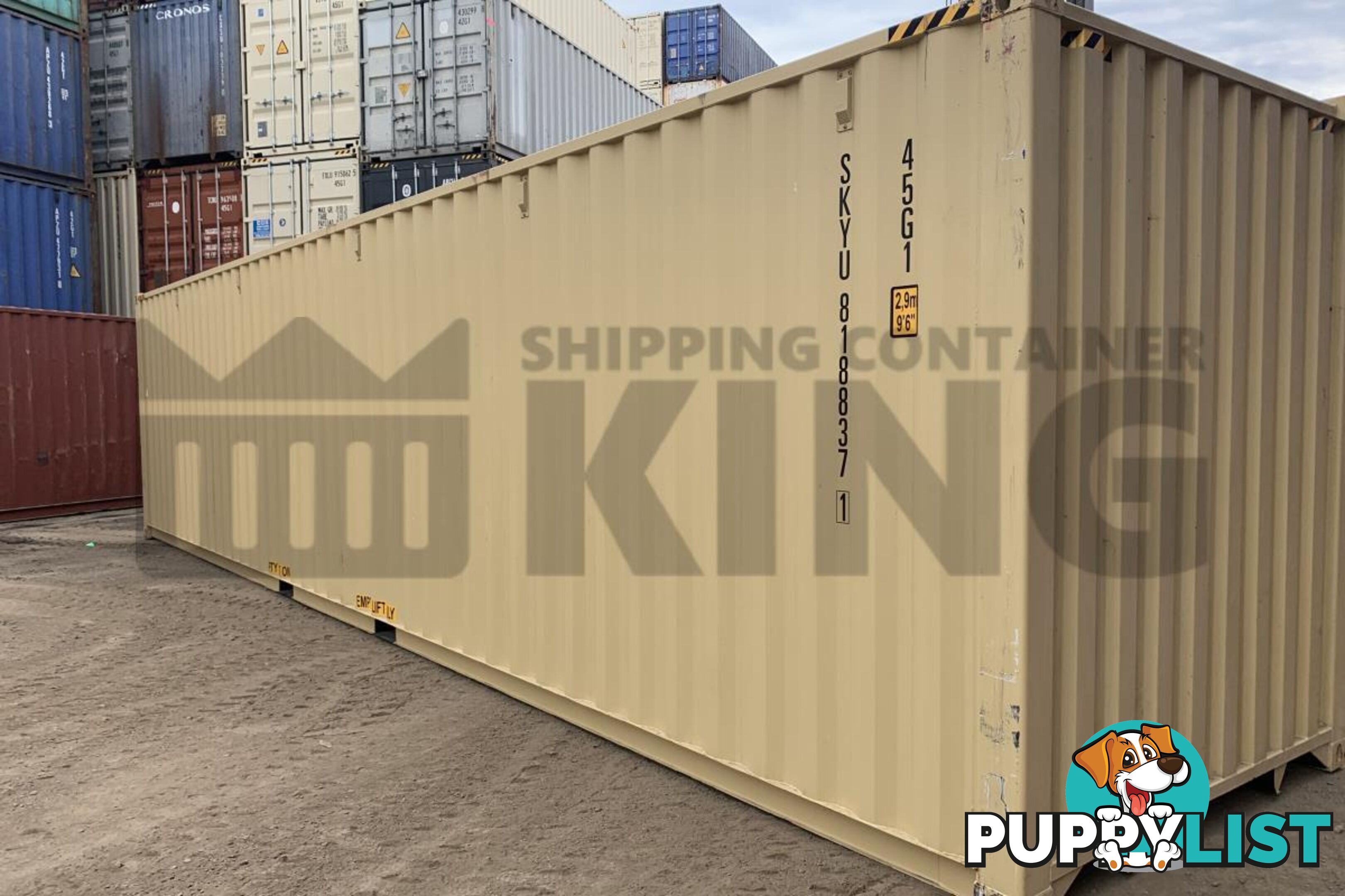 40' HIGH CUBE SHIPPING CONTAINER
