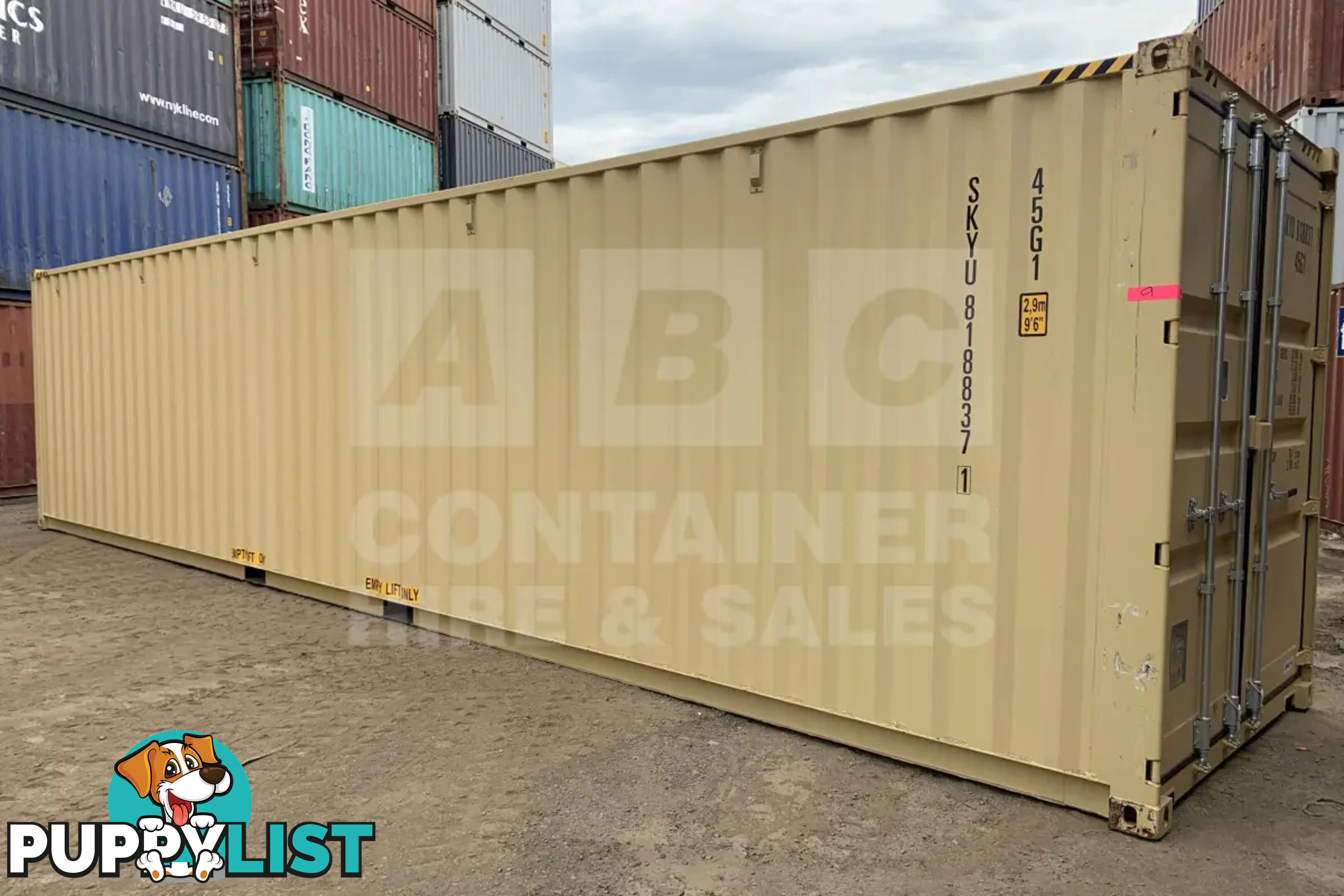 40' HIGH CUBE SHIPPING CONTAINER
